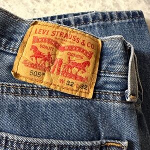 Levi's Classic Blue Jeans with Iconic Patch
